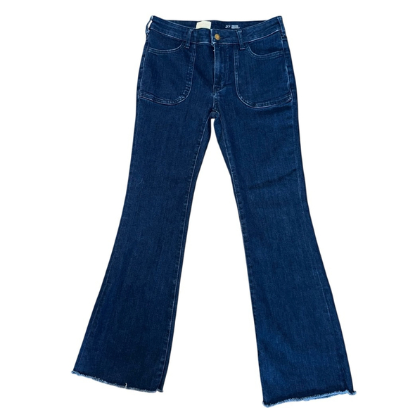 Pilcro Denim - Anthropologie Pilcro Jeans Size 27x 30 Flare Dark wide leg trendy designer